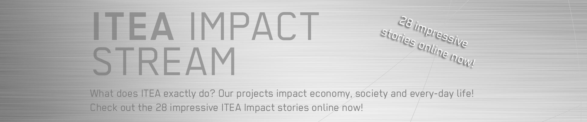 Jumbotron ITEA Impact stream march 2020
