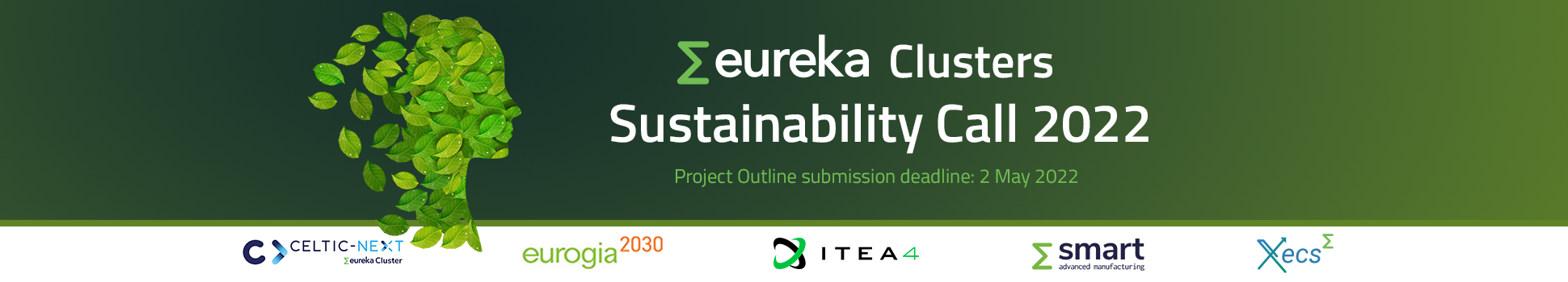 Eureka Clusters Sustainability Call 2022 page header